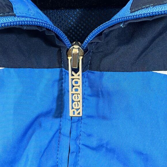 Reebok Track Windbreaker Large Lightweight Jacket Lined - Picture 9 of 14